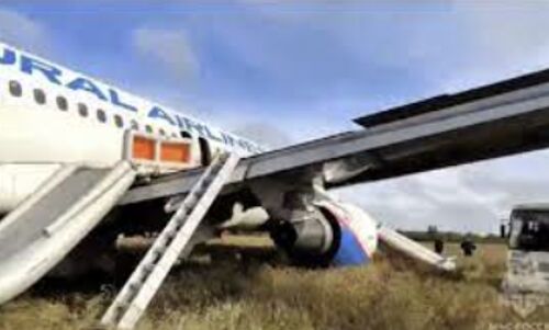 Dramatic Emergency Landing: Russian Passenger Plane Touches Down Safely in Siberian Field Amidst Technical Issue
