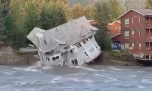 Million-Gallon Deluge: Alaska Mansion Swept Away in Devastating Glacier Flood