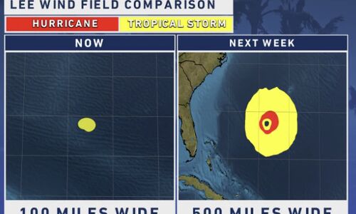 Tropical Storm Lee Set to Unleash Devastating Power as It Tracks Towards the Atlantic Coastline Tropical Storm Lee Set to Unleash Devastating Power as It Tracks Towards the Atlantic Coastline