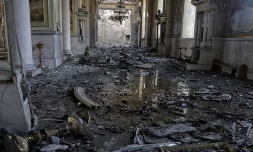Deadly Russian Air Attack Devastates Odesas Iconic Cathedral and Residential Areas Deadly Russian Air Attack Devastates Odesas Iconic Cathedral and Residential Areas