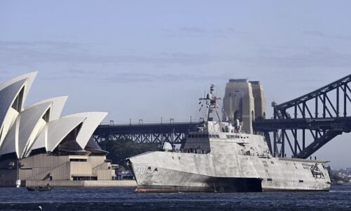 US Navy Sets Sail Down Under: Historic Commissioning of Warship in Australia Strengthens Alliance in Face of Chinas Rise