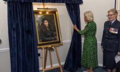 Queen Camilla unveils portrait of Indian-origin spy Noor Inayat Khan, honoring her courage and resilience in World War II Queen Camilla unveils portrait of Indian-origin spy Noor Inayat Khan, honoring her courage and resilience in World War II
