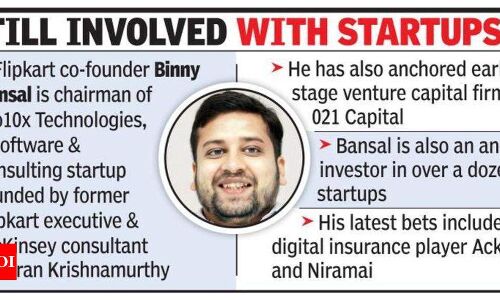 Concerned about constant e-policy changes by govt, says Binny Bansal - Times of India Concerned about constant e-policy changes by govt, says Binny Bansal - Times of India