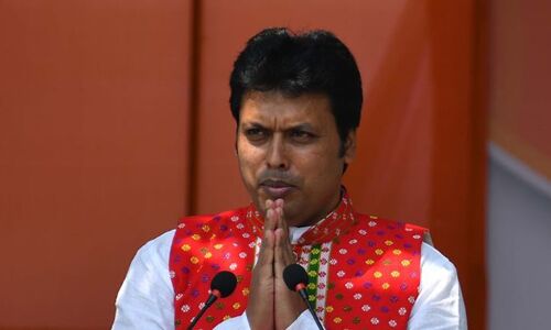 Tripura: CM Biplab Deb flags off Startup India Yatra van