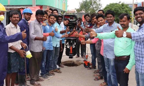 [Startup Bharat] Inspired by Iron Man, these engineers have built a robot that can clean manholes