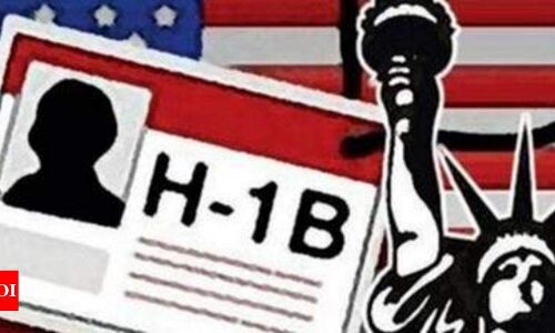 Plans to return or migrate elsewhere emerge for over 80,000 Indian families in US - Times of India