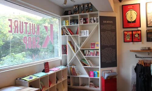 For this art shop in India, the offline is crucial to online