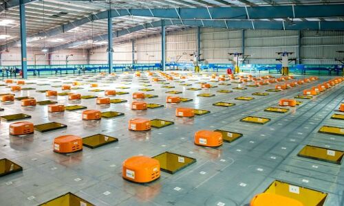 Flipkart Deploys 100 Automated Robots In Its Bengaluru Delivery Hub