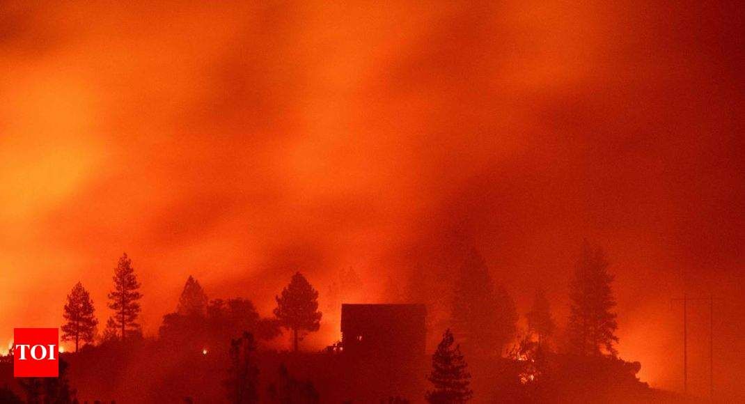 California wildfire delays India’s first private satellite launch - Times of India