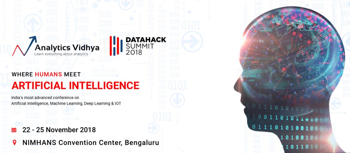 DataHack Summit 2018 is Almost Here - WHERE HUMANS MEET ARTIFICIAL INTELLIGENCE