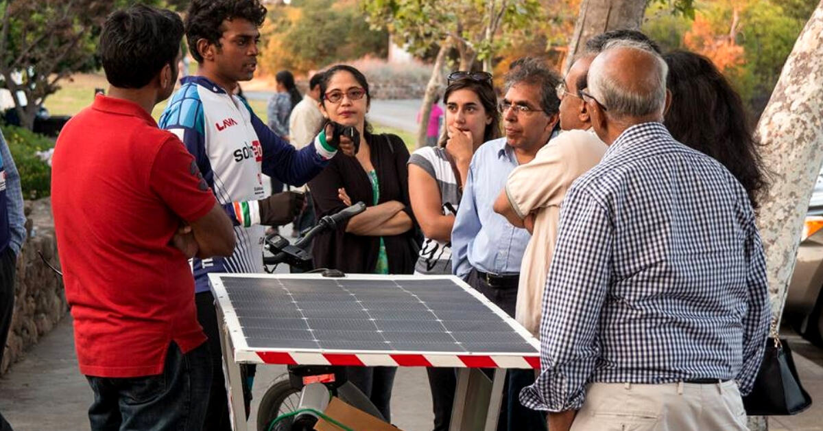 This IIT-B Grad Built a Record-Breaking E-Bike Powered By The Sun!
