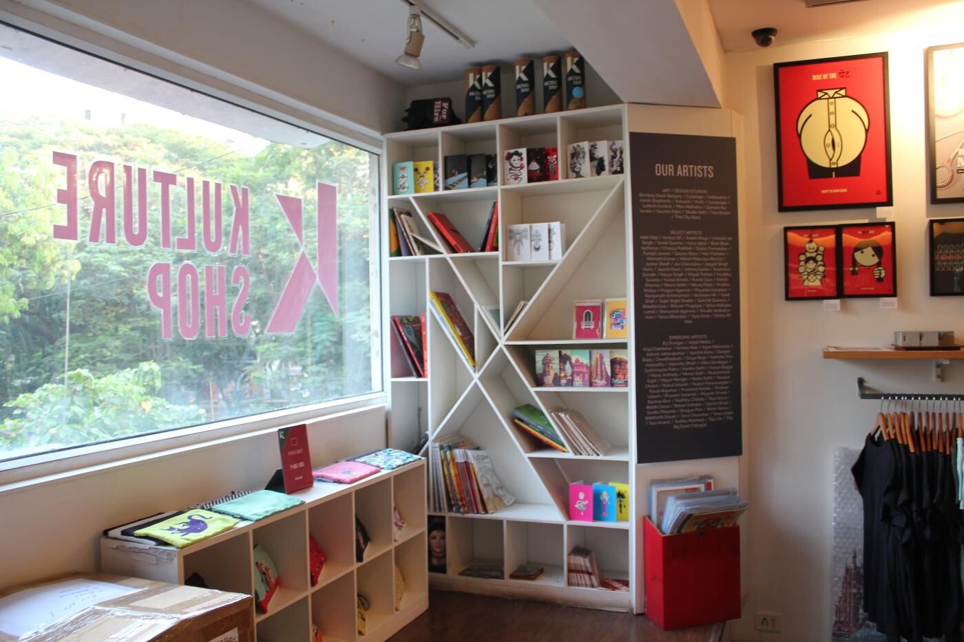 For this art shop in India, the offline is crucial to online