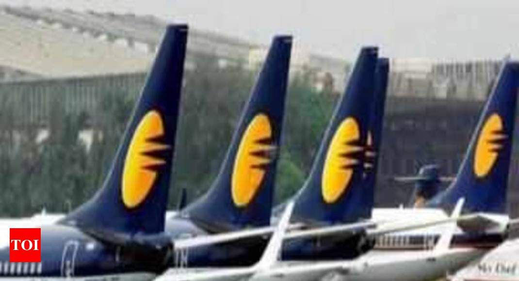 Government reassures Jet Airways lenders, says slots given to others temporary - Times of India