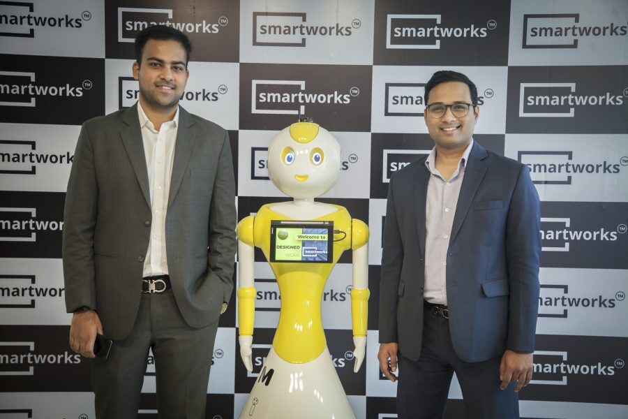 Smartworks Debuts Smart Mitri, An AI enabled She-Robot at its New Bangalore Center