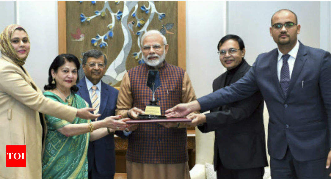 PM Modi receives Philip Kotler award - Times of India